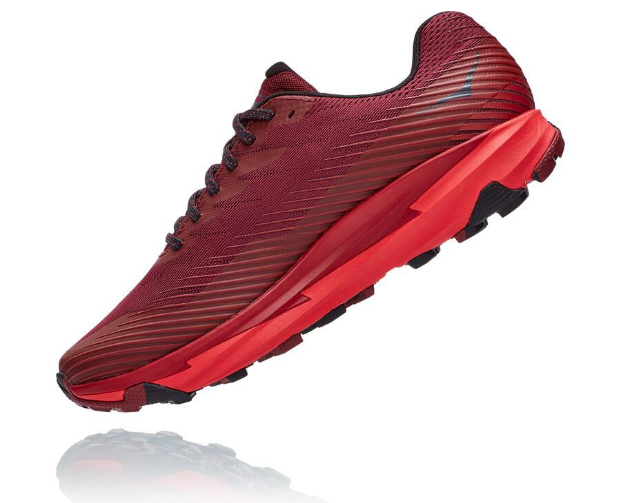 Zapatillas Trail Hoka One One Hombre - Torrent 2 - Rojas - OWI542198